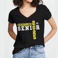 Wrestling Senior Night Wrestling Senior 2025 Graduation 22 Women's Jersey Short Sleeve Deep V-Neck Tshirt