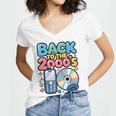 Back To The 2000s Retro Nostalgia Premium Tri-Blend Women's Jersey Short Sleeve Deep V-Neck Tshirt