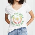 Bee The Best You Can Graduation Smart Kid Child Teen T-Shirt Women's Jersey Short Sleeve Deep V-Neck Tshirt
