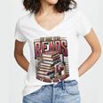 My Book Club Reads Between The Wines Book Club Reading Women's Jersey Short Sleeve Deep V-Neck Tshirt My Book Club Reads Between The Wines Book Club Reading Women's Jersey Short Sleeve Deep V-Neck Tshirt