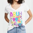 Bruh This Is My 90's Costume Nostalgia Mixtape 1990s Party Women's Jersey Short Sleeve Deep V-Neck Tshirt Bruh This Is My 90's Costume Nostalgia Mixtape 1990s Party Women's Jersey Short Sleeve Deep V-Neck Tshirt