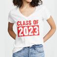 Class Of 2023 Future Graduation Tee Women's Jersey Short Sleeve Deep V-Neck Tshirt