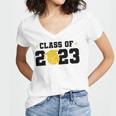 Class Of 2023 Graduation Waterpolo Senior 2023 Women's Jersey Short Sleeve Deep V-Neck Tshirt