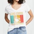 I Like Coffee And Maybe 3 People Introvert Anti-Social Raglan Baseball Tee Women's Jersey Short Sleeve Deep V-Neck Tshirt I Like Coffee And Maybe 3 People Introvert Anti-Social Raglan Baseball Tee Women's Jersey Short Sleeve Deep V-Neck Tshirt