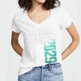 College Grad Class Of 2029 Graduation Women's Jersey Short Sleeve Deep V-Neck Tshirt