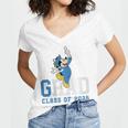 Disney Mickey Mouse 2025 Graduation Class Of '25 Rad Grad Premium Tri-Blend Women's Jersey Short Sleeve Deep V-Neck Tshirt