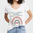 DVM Doctor Veterinary Medicine Veterinarian Graduation 2021 Women's Jersey Short Sleeve Deep V-Neck Tshirt