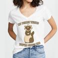 Ew People Ferret Saying Mask Introvert Ferrets Women's Jersey Short Sleeve Deep V-Neck Tshirt Ew People Ferret Saying Mask Introvert Ferrets Women's Jersey Short Sleeve Deep V-Neck Tshirt