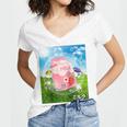 Frutiger Aero Aesthetic Tech Kawaii Strawberry Milk Fishes Raglan Baseball Tee Women's Jersey Short Sleeve Deep V-Neck Tshirt Frutiger Aero Aesthetic Tech Kawaii Strawberry Milk Fishes Raglan Baseball Tee Women's Jersey Short Sleeve Deep V-Neck Tshirt