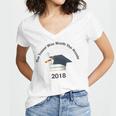 Graduation 2018 The Tassel Was Worth The Hassle Women's Jersey Short Sleeve Deep V-Neck Tshirt