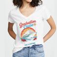 Graduation Cruise Trip Class Of 2026 Senior Summer Vacation Premium Women's Jersey Short Sleeve Deep V-Neck Tshirt