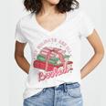 My Holidays Are All Booked Christmas Reading Books Bookish Women's Jersey Short Sleeve Deep V-Neck Tshirt My Holidays Are All Booked Christmas Reading Books Bookish Women's Jersey Short Sleeve Deep V-Neck Tshirt