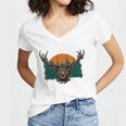 Hunting Is My Escape Introvert Hunter Antisocial Women's Jersey Short Sleeve Deep V-Neck Tshirt Hunting Is My Escape Introvert Hunter Antisocial Women's Jersey Short Sleeve Deep V-Neck Tshirt