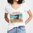 I'm From The 1900s Vintage Retirement Premium Women's Jersey Short Sleeve Deep V-Neck Tshirt