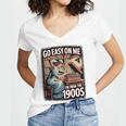 I'm From The 1900s Vinyl Record Lover For Women Premium Women's Jersey Short Sleeve Deep V-Neck Tshirt