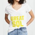 I'm A Great SQL Introvert Saying Inbound Marketing Premium Tri-Blend Women's Jersey Short Sleeve Deep V-Neck Tshirt