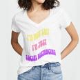I'm Just Social Distancing Introvert Funny Women's Jersey Short Sleeve Deep V-Neck Tshirt I'm Just Social Distancing Introvert Funny Women's Jersey Short Sleeve Deep V-Neck Tshirt