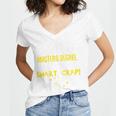 Masters Degree Graduation Men Women MSW MPH Premium Women's Jersey Short Sleeve Deep V-Neck Tshirt