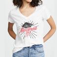 Master's Graduation Shirt For Men And Women Mastered It Women's Jersey Short Sleeve Deep V-Neck Tshirt