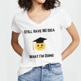Still Have No Idea What I'm Doing Graduation Tee Shirt Women's Jersey Short Sleeve Deep V-Neck Tshirt