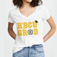 Omega Psi Phi Fraternity Paraphernalia HBCU Graduation Women's Jersey Short Sleeve Deep V-Neck Tshirt