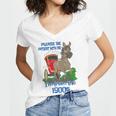 Patient With Me I'm From The 1900s Premium Women's Jersey Short Sleeve Deep V-Neck Tshirt