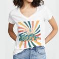 BE PATIENT I'M FROM THE 1900s RETRO SUNSET 90s 80s 70s Women's Jersey Short Sleeve Deep V-Neck Tshirt BE PATIENT I'M FROM THE 1900s RETRO SUNSET 90s 80s 70s Women's Jersey Short Sleeve Deep V-Neck Tshirt