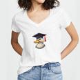 PhD Graduation Trust Me I'm a Doctor For PhD Graduate Women's Jersey Short Sleeve Deep V-Neck Tshirt