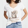 Please Chew Quieter Introvert Christmas Bird Lover Women's Jersey Short Sleeve Deep V-Neck Tshirt Please Chew Quieter Introvert Christmas Bird Lover Women's Jersey Short Sleeve Deep V-Neck Tshirt