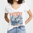 Please Be Patient With Me I'm From The 1900s Birthday Women's Jersey Short Sleeve Deep V-Neck Tshirt