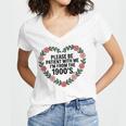 Please Be Patient With My I'm From The 1900s Birthday Women's Jersey Short Sleeve Deep V-Neck Tshirt