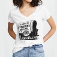 Please Be Patient With Me I'm From The 1900s Covered Wagon Women's Jersey Short Sleeve Deep V-Neck Tshirt Please Be Patient With Me I'm From The 1900s Covered Wagon Women's Jersey Short Sleeve Deep V-Neck Tshirt