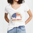 Please Be Patient With Me I'm From The 1900s Dad Vintage Premium Women's Jersey Short Sleeve Deep V-Neck Tshirt