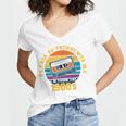 Please Be Patient With Me I'm From The 1900s Dad Women's Jersey Short Sleeve Deep V-Neck Tshirt