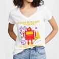 Please Be Patient With Me I'm From The 1900s Gen X Robot Premium Women's Jersey Short Sleeve Deep V-Neck Tshirt