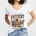 Please Be Patient With Me I'm From The 1900s 1900s Meme Women's Jersey Short Sleeve Deep V-Neck Tshirt