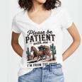 Please Be Patient With Me I'm From The 1900s For Men Women Women's Jersey Short Sleeve Deep V-Neck Tshirt
