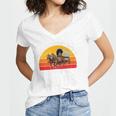 Please Be Patient With Me I'm From The 1900s Premium Women's Jersey Short Sleeve Deep V-Neck Tshirt