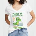 Please Be Patient With Me I'm From The 1900s Soft Tee Premium Women's Jersey Short Sleeve Deep V-Neck Tshirt Please Be Patient With Me I'm From The 1900s Soft Tee Premium Women's Jersey Short Sleeve Deep V-Neck Tshirt