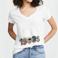 Please Be Patient I'm From The 1900s Vintage Tech Graphic Raglan Baseball Tee Women's Jersey Short Sleeve Deep V-Neck Tshirt