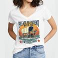 Please Be Patient With Me I'm From The 1900s Women Men Raglan Baseball Tee Women's Jersey Short Sleeve Deep V-Neck Tshirt