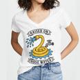 Raised On Hose Water Nostalgia Lovers Summer Vibes Women's Jersey Short Sleeve Deep V-Neck Tshirt Raised On Hose Water Nostalgia Lovers Summer Vibes Women's Jersey Short Sleeve Deep V-Neck Tshirt