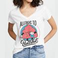 Retro Toon Introvert Sarcasm Anti-Social Nihilism Women's Jersey Short Sleeve Deep V-Neck Tshirt Retro Toon Introvert Sarcasm Anti-Social Nihilism Women's Jersey Short Sleeve Deep V-Neck Tshirt