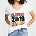 Senior Class Of 2019 Tshirt Graduation Students Hockey Women's Jersey Short Sleeve Deep V-Neck Tshirt
