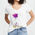 Senior Graduation 2020 Got My Dip-Llama Diploma Llama Pun Women's Jersey Short Sleeve Deep V-Neck Tshirt