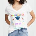 So Long Kindergarten Graduation Look Out 1st Grade 2025 Kids Premium Tri-Blend Women's Jersey Short Sleeve Deep V-Neck Tshirt