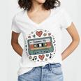 Summer ’95 Retro Cassette Tape Nostalgia Music Lover Premium Tri-Blend Women's Jersey Short Sleeve Deep V-Neck Tshirt Summer ’95 Retro Cassette Tape Nostalgia Music Lover Premium Tri-Blend Women's Jersey Short Sleeve Deep V-Neck Tshirt