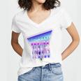 Temporal Trends Vaporwave Style Retro Nostalgia Look Premium Tri-Blend Women's Jersey Short Sleeve Deep V-Neck Tshirt Temporal Trends Vaporwave Style Retro Nostalgia Look Premium Tri-Blend Women's Jersey Short Sleeve Deep V-Neck Tshirt