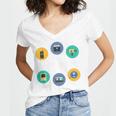 Throwback Thursday Never Forget Nostalgia 80's Retro Premium Tri-Blend T-Shirt Women's Jersey Short Sleeve Deep V-Neck Tshirt