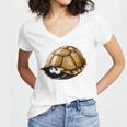 Timid Turtle Cute Introvert Misanthropic Antisocial Women's Jersey Short Sleeve Deep V-Neck Tshirt Timid Turtle Cute Introvert Misanthropic Antisocial Women's Jersey Short Sleeve Deep V-Neck Tshirt